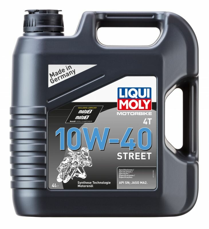 Моторное масло LIQUI MOLY 4T Street 10W-40 4 л (7512)