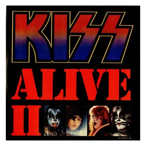 Старый винил, Casablanca, KISS - Alive II (2LP , Used)