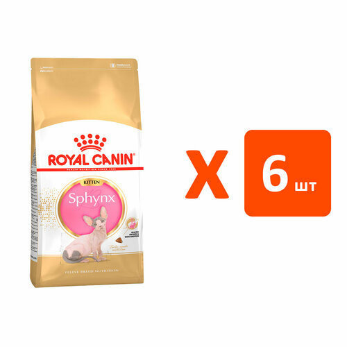 ROYAL CANIN SPHYNX KITTEN для котят сфинксов (2 кг х 6 шт)