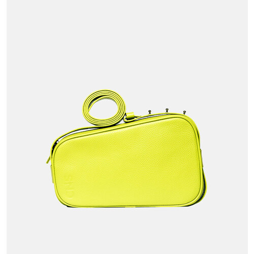 фото Сумка cns - coined in stone tina lime 55039876, фактура зернистая, желтый