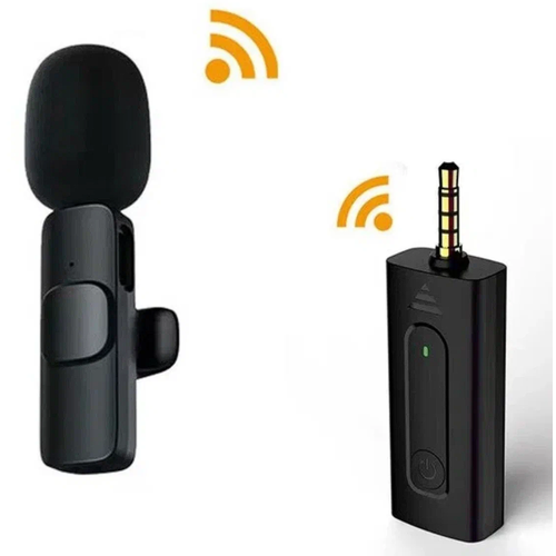 Петличный микрофон K35 беспроводной петличный микрофон 35 мм с автоматическим шумоподавлением для короткого видео и радио 79900₽