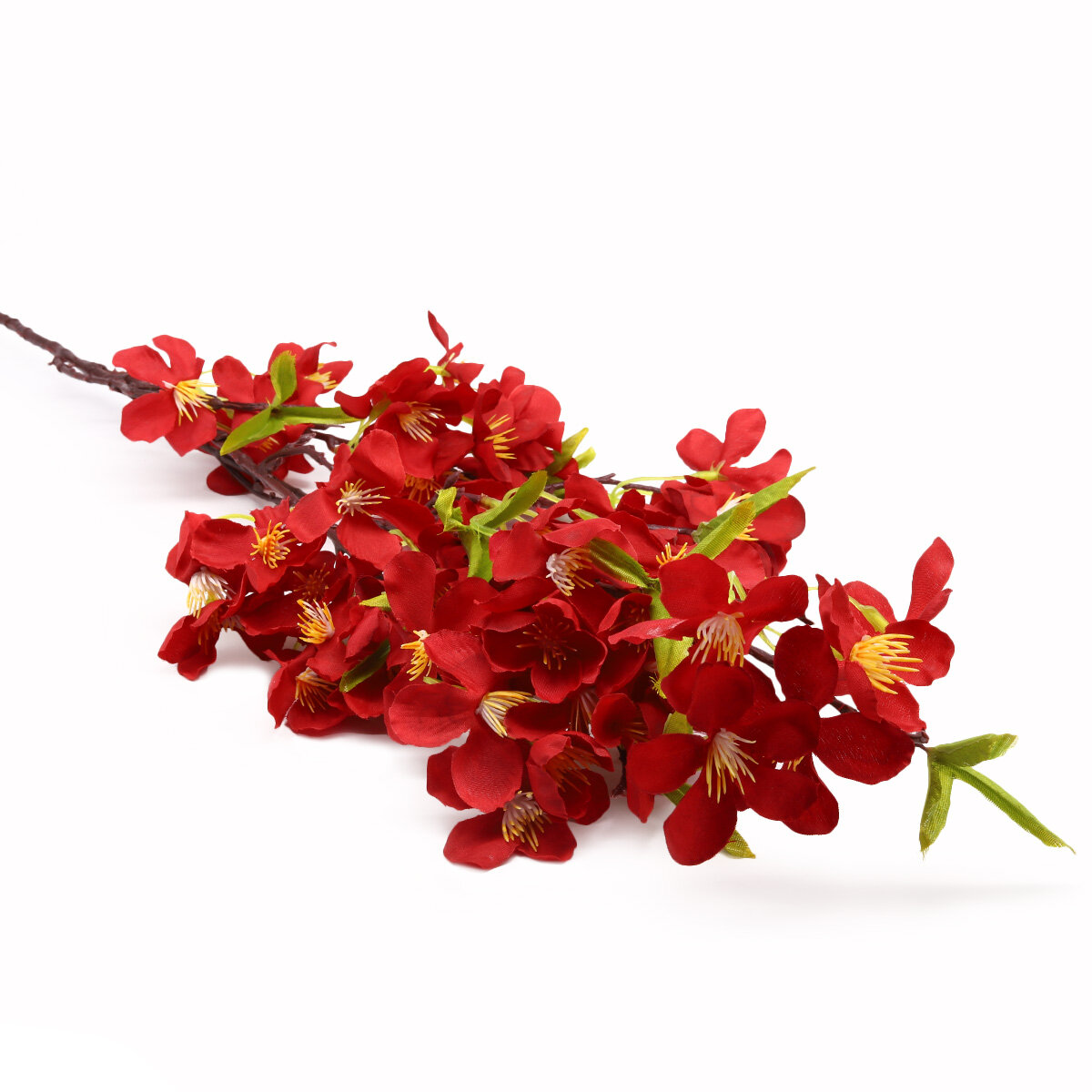 XY118-63001 Ветка с цветами яблони, 85см (B Красный)
