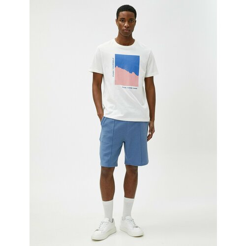 фото Шорты koton, размер l, синий