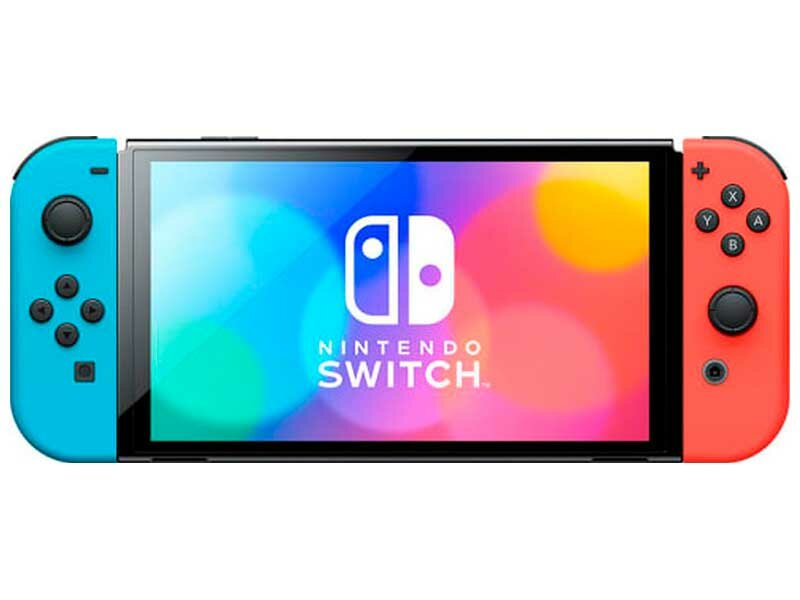 Портативная игровая консоль Nintendo Switch OLED (HEG-S-KABAA HKG) Neon/Blue