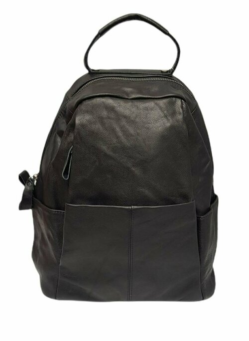 Рюкзак  TAY-9002-Black, фактура зернистая, черный
