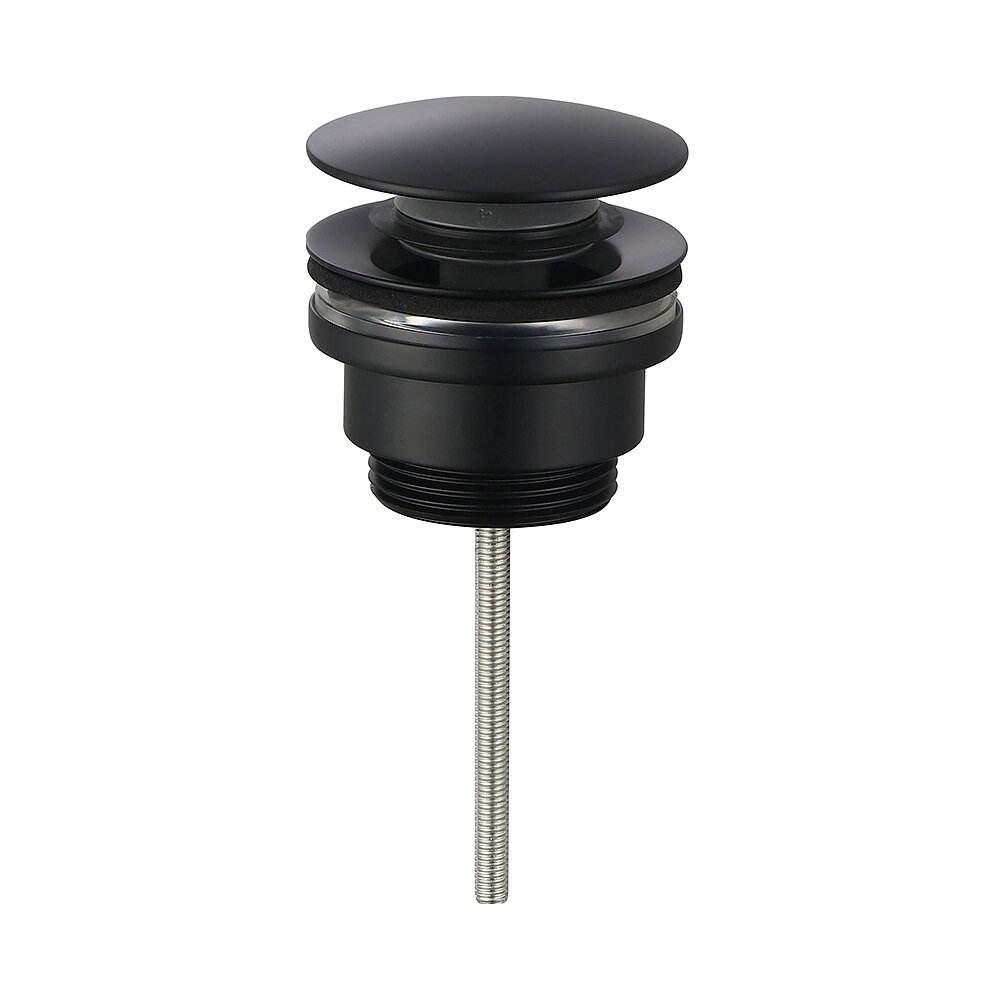 фото Донный клапан AQUAme с системой Клик-клак черный матовый AQM7003MB