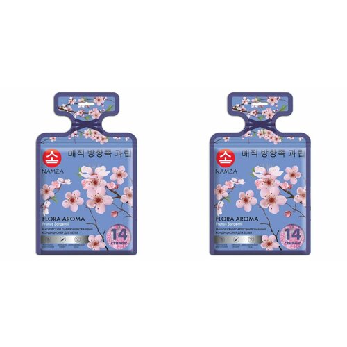 Namza Кондиционер для белья Prunus Sargentii Сакура в растворимых капсулах 14 шт 84 г 2 уп 1308₽