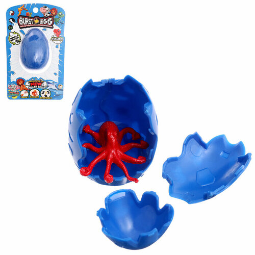 Яйцо-сюрприз Морские обитатели фигурка морского животного цвет микс 287₽