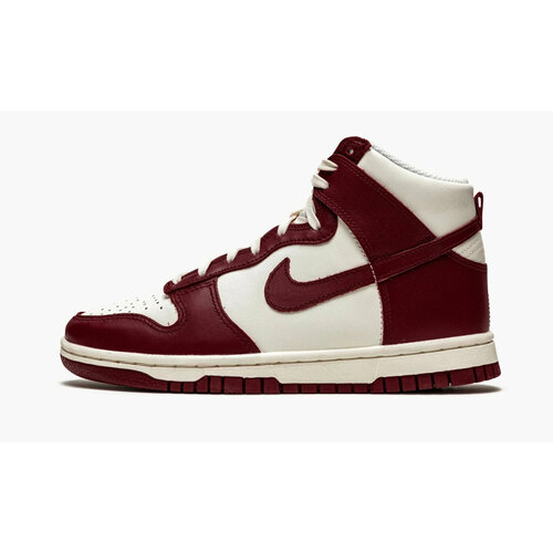 Кроссовки NIKE Dunk High, полнота B, размер 4,5 US, бордовый