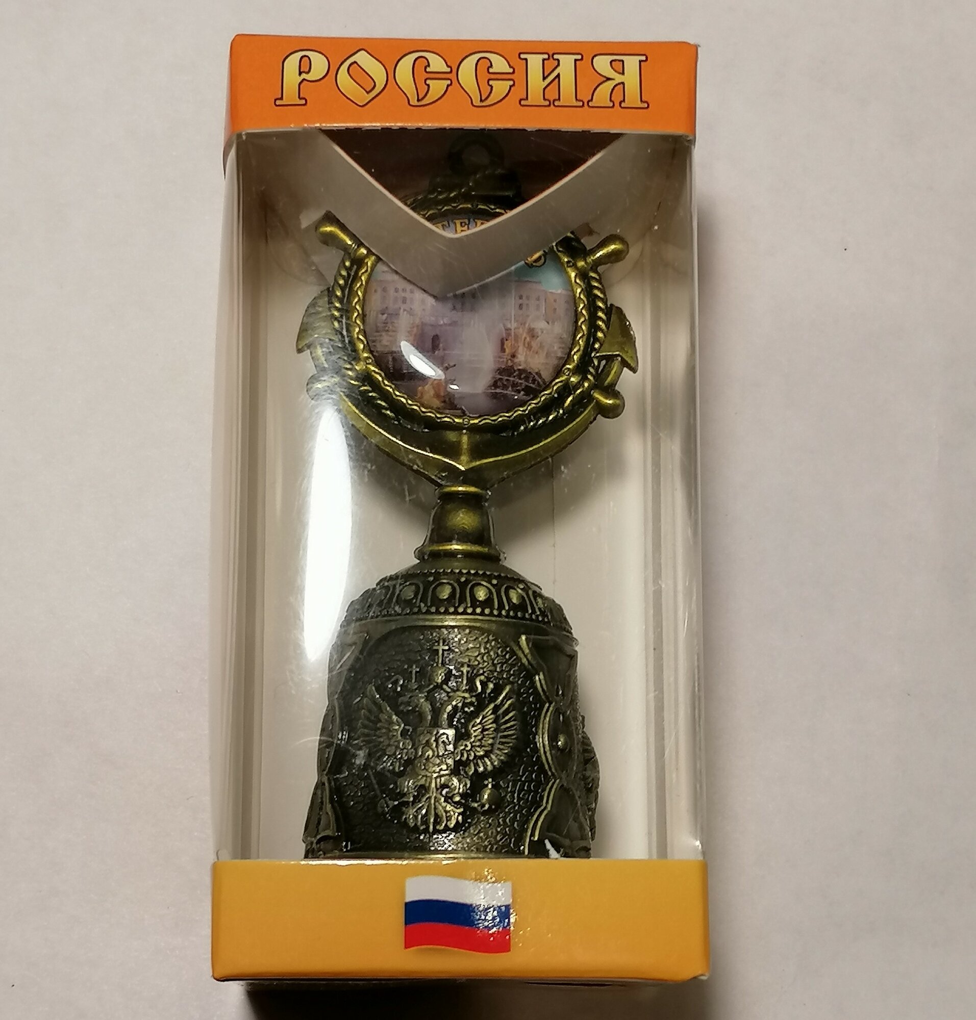 Колокольчик "петергоф", бронза — фото 1
