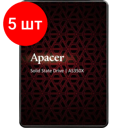 Комплект 5 штук SSD накопитель Apacer SSD PANTHER AS350XAP128GAS350XR-1128GbSATA 257mm 1278000₽
