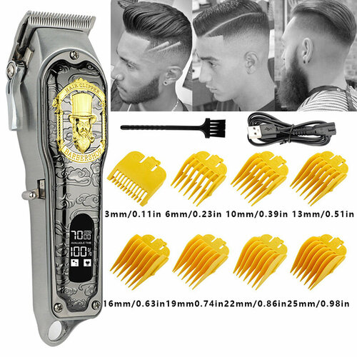 Профессиональная электрическая машинка для стрижки волос Ingxuan в стиле черного золота 166500₽