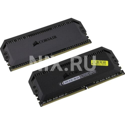 Модуль памяти CORSAIR DOMINATOR PLATINUM RGB DDR4 - 2x 8Гб 3200, DIMM, Ret - фото №7