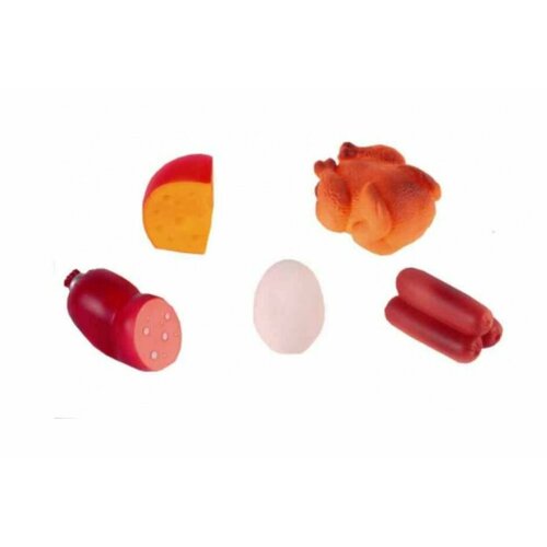 Набор игрушек для детей продуктов курица гриль колбаса сосиски яйцо сыр 1110₽