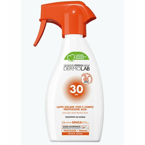 Deborah Dermolab Солнцезащитное молочко для лица и тела SUN MILK HIGH PROTECTION SPF 30 250 мл