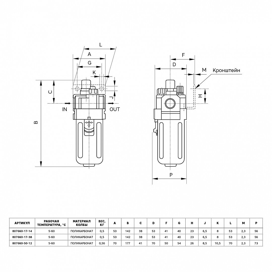 GARWIN PRO 807660-50-12 Лубрикатор для пневмоинструмента 1/2"