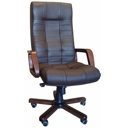 Кресло TUTKRESLA Атлант ex натуральная кожа мадрас Mokka