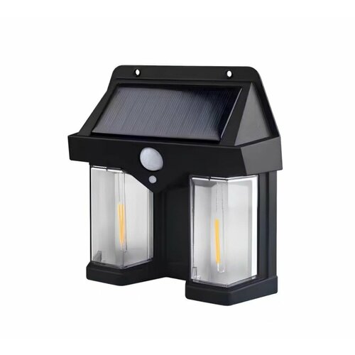 Светодиодный уличный светильник на солнечной батарее, садовый фонарь с датчиком движения