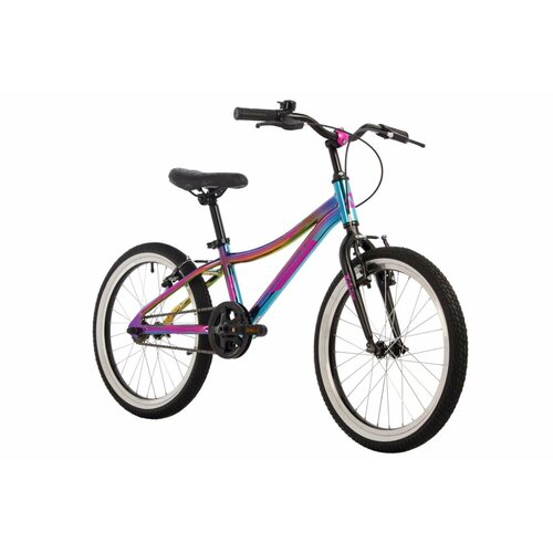 Велосипед NOVATRACK 20 KATRINA алюм фиолет металлик тормоз V-brake короткие крылья 21680₽