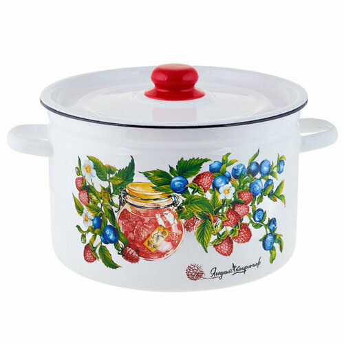 фото Кастрюля эмалир конфитюр-3 7,0л тм appetite 4690460152911