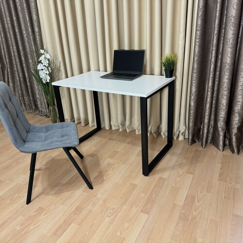 Изображение товара Письменный стол лофт 100*60 см. Столешница 22 мм Черные ножки. Компьютерный, рабочий, офисный