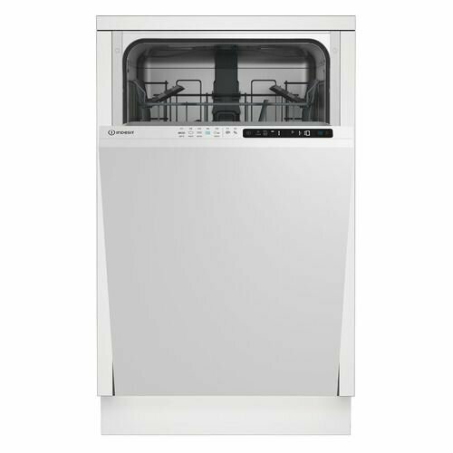 Встраиваемая посудомоечная машина Indesit DIS 1C50 узкая ширина 448см полновстраиваемая загрузка 9 комплектов белый 2698500₽