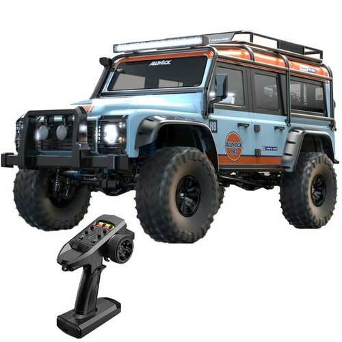 фото Радиоуправляемый краулер mjx defender hyper go 1/8 трофи модель - mjx-h8h-blue