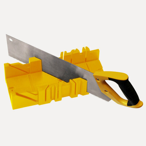 Изображение товара Дельта Миди стусло 300х90мм + ножовка 350мм набор для резки по древесине и заготовки