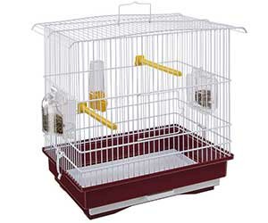 Клетка для птиц Ferplast giusy для канареек и волнистых попугаев черная 39*26*37см