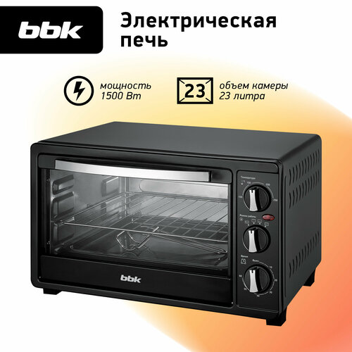 Мини-печь BBK OE2343M, чёрный