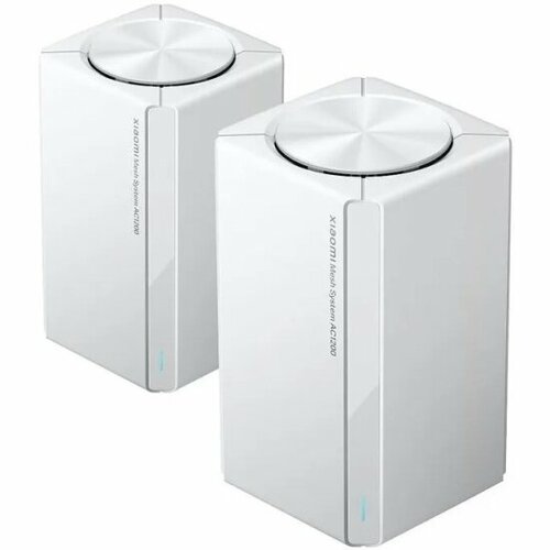 Wi-Fi Mesh Система Xiaomi Mesh System AC1200 RU(2-pack) (DVB4457GL) белый