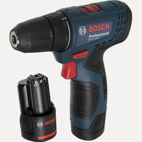 Изображение товара Дрель-шуруповерт аккумуляторная Bosch Pro BOSCH GSR 120-LI (2X2,0AH)