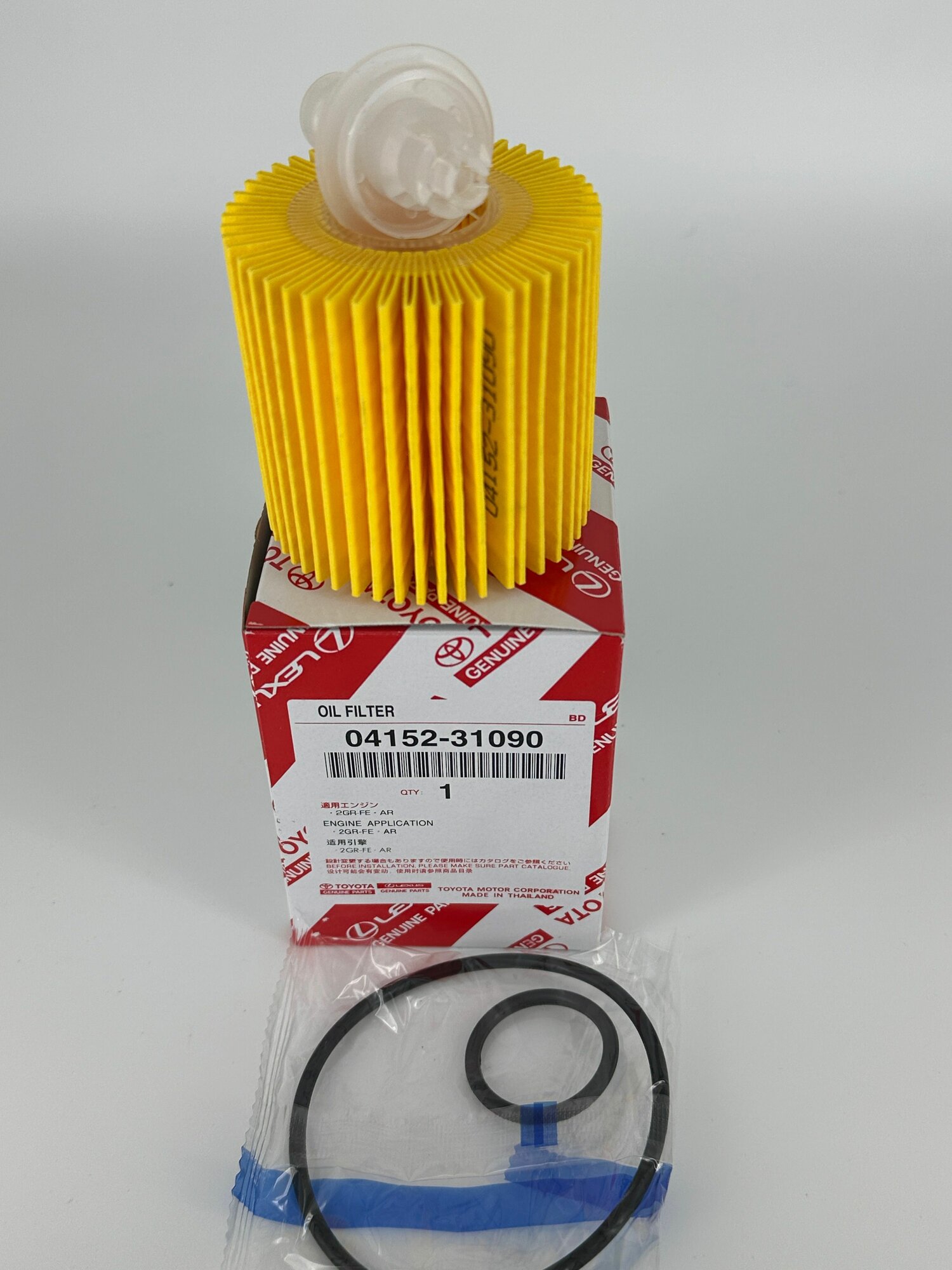Фильтр масляный двигателя, для Toyota 04152-31090, фильтр-патрон