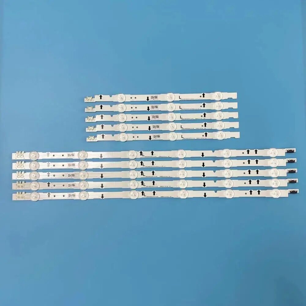 Светодиодная лента для подсветки для Samsung UE40J5100AW, UE40H5000AK, UE40H6400, UE40J5100, UE40H6650, UE40H6240, UE40H5270, UE40J6240AK, 10 шт.