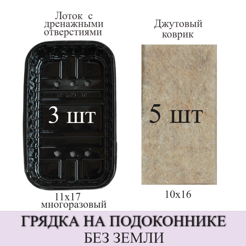 Изображение Набор для выращивания микрозелени 5 Урожаев Беби Зелень