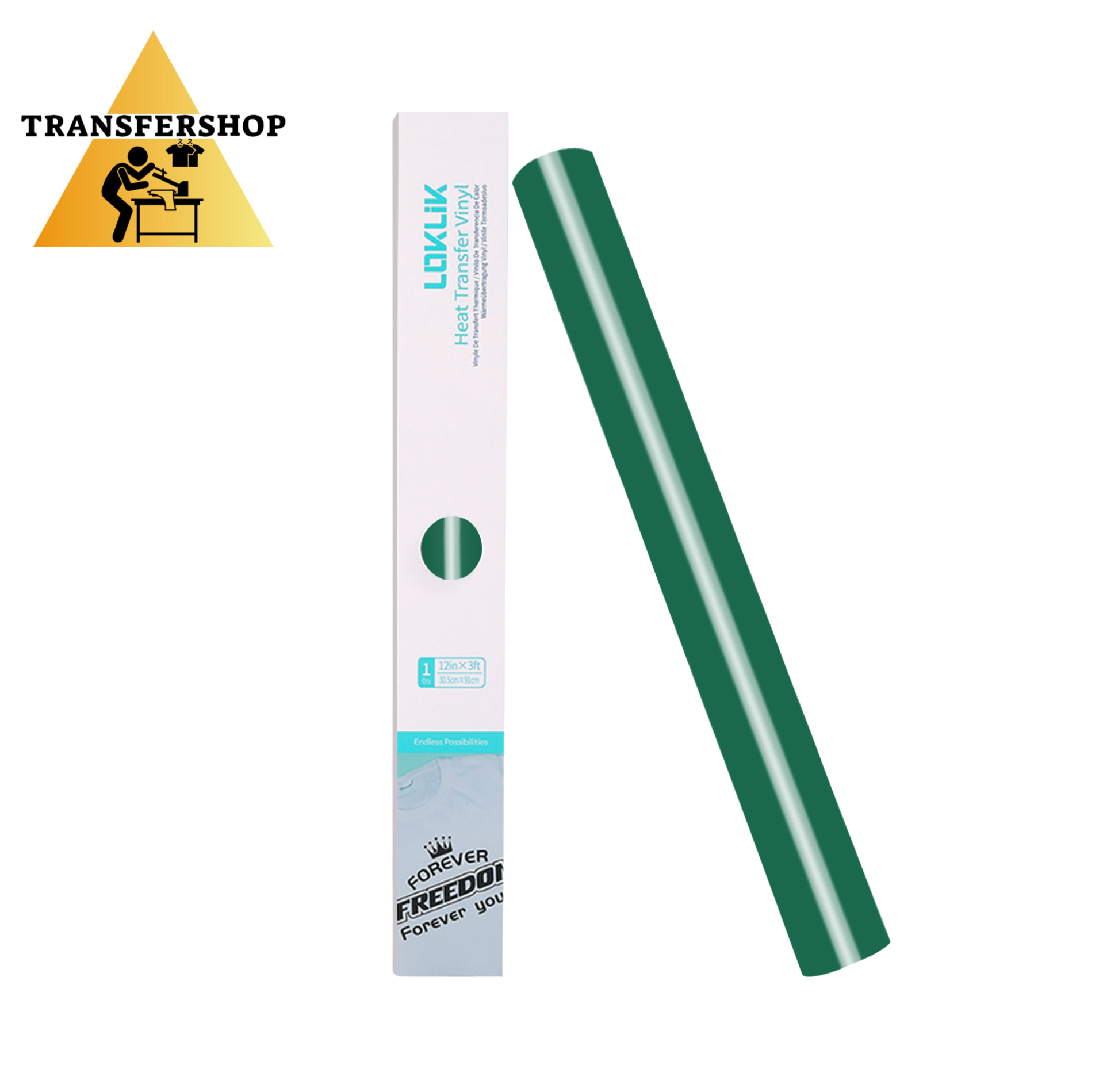 Термотрансферная пленка Зеленый 30.5см*180см