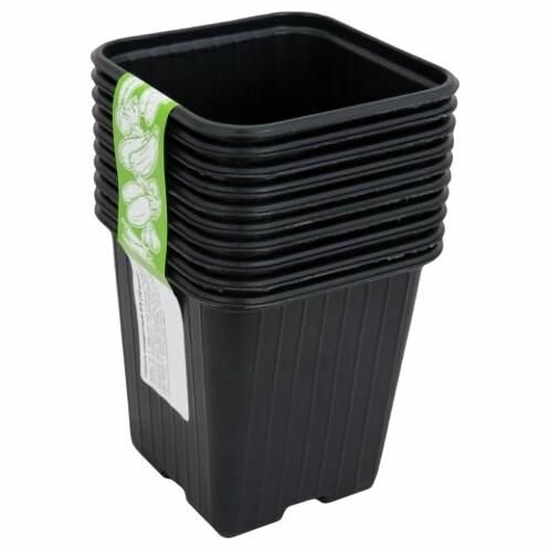 Горшок для рассады квадратный 9х9х9.5