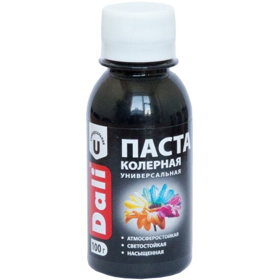 Паста колерная Dali  универсальная 01 кг черная