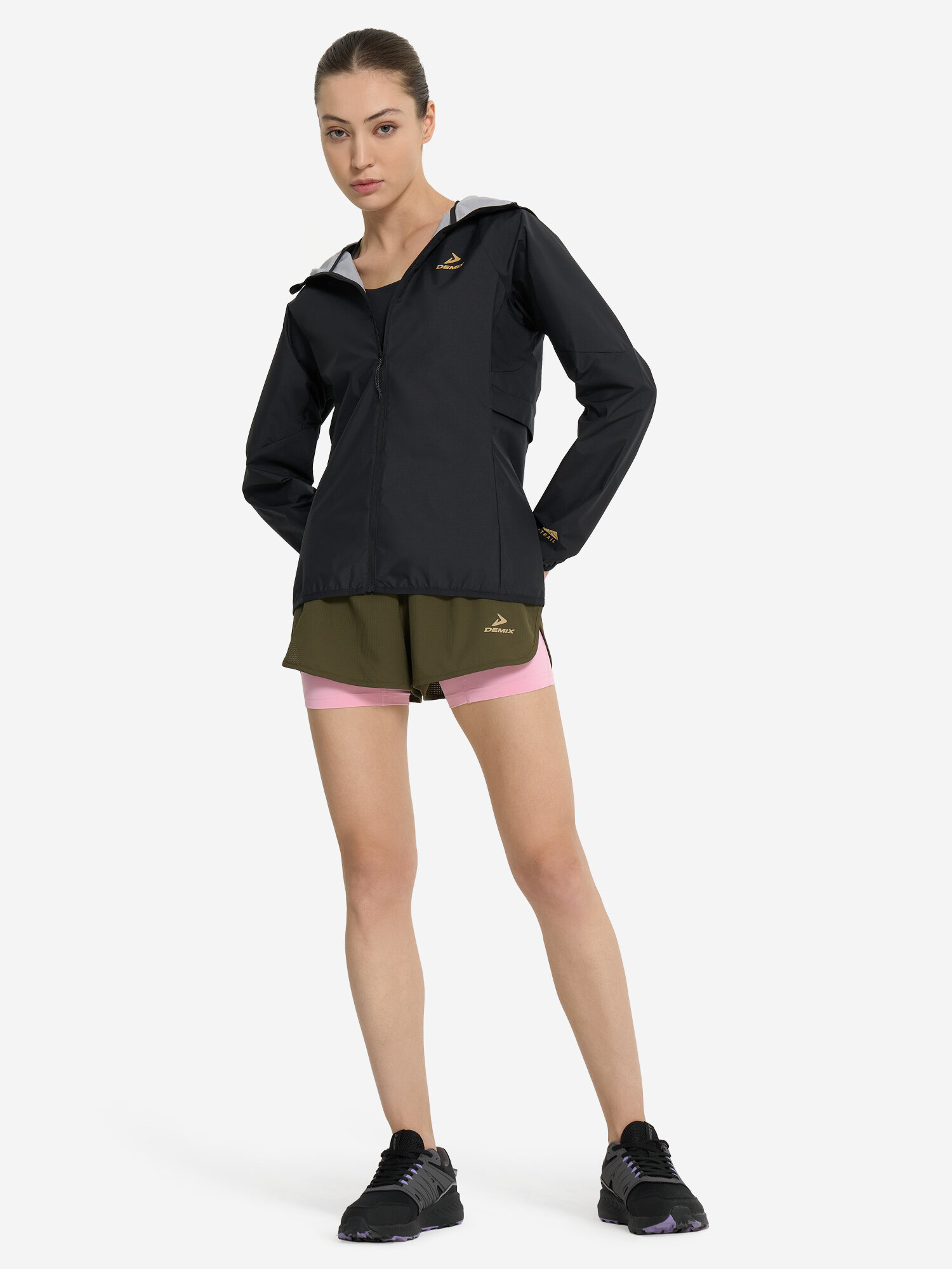 Куртка спортивная Demix, размер 46, черный — фото 1