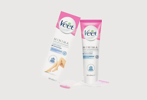 Изображение товара Крем для депиляции для чувствительной кожи VEET MINIMA 100 мл