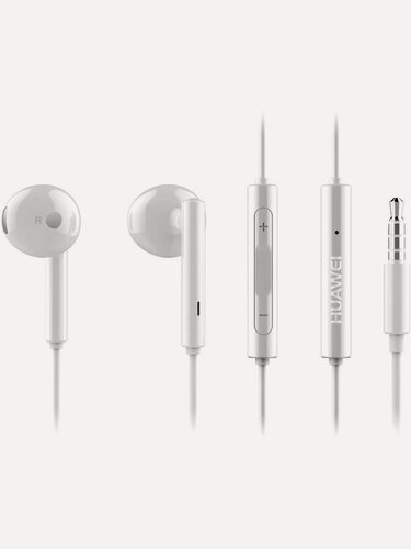 Изображение товара Проводные наушники Huawei AM115, Mini - Jack 3.5 mm, 32 Ом, белый