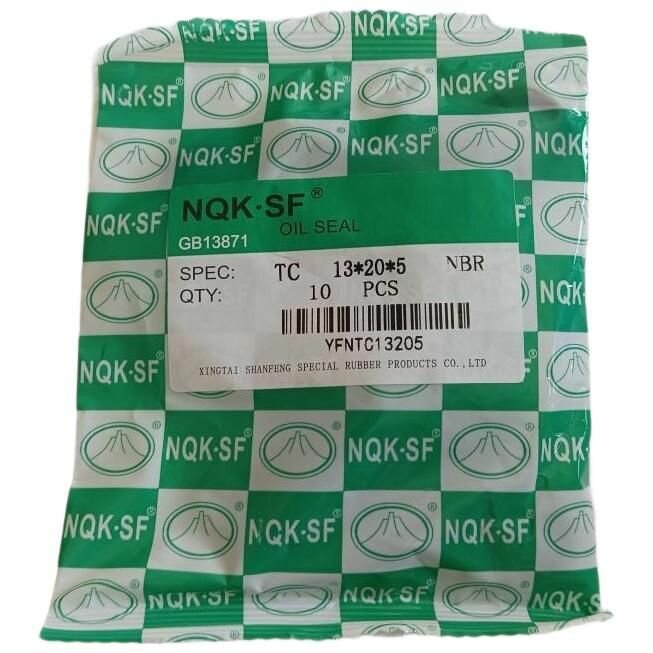 Сальник 13х20х5 TC NQK.SF (Комплект 10 шт.)