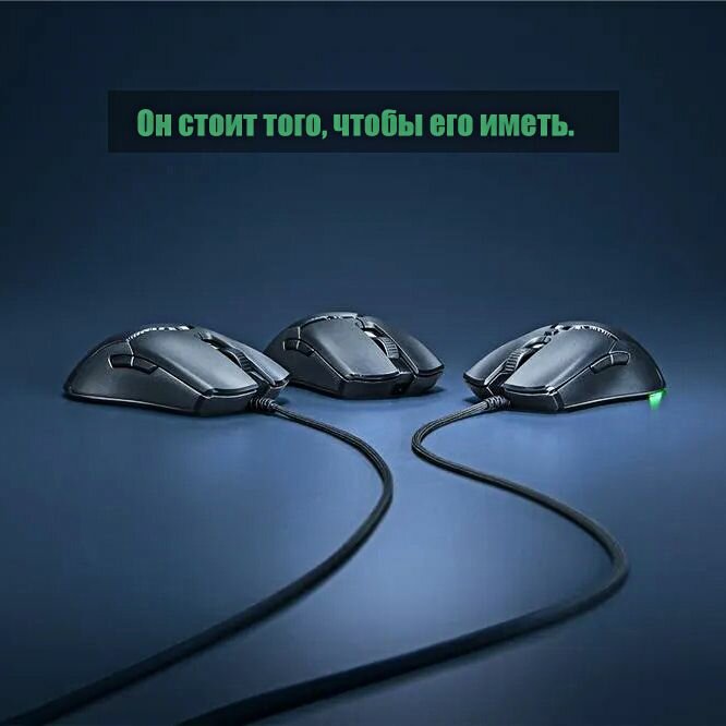Проводная мышь Razer Viper Mini, 8500DPI, влагозащита, антимикробное покрытие — фото 1