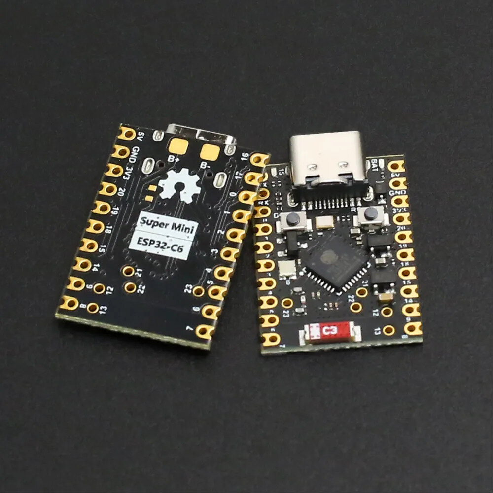 Макетная плата, ESP32-C6 Mini, для проекта IoT, 2,4 ГГц, Wi-Fi, Bluetooth