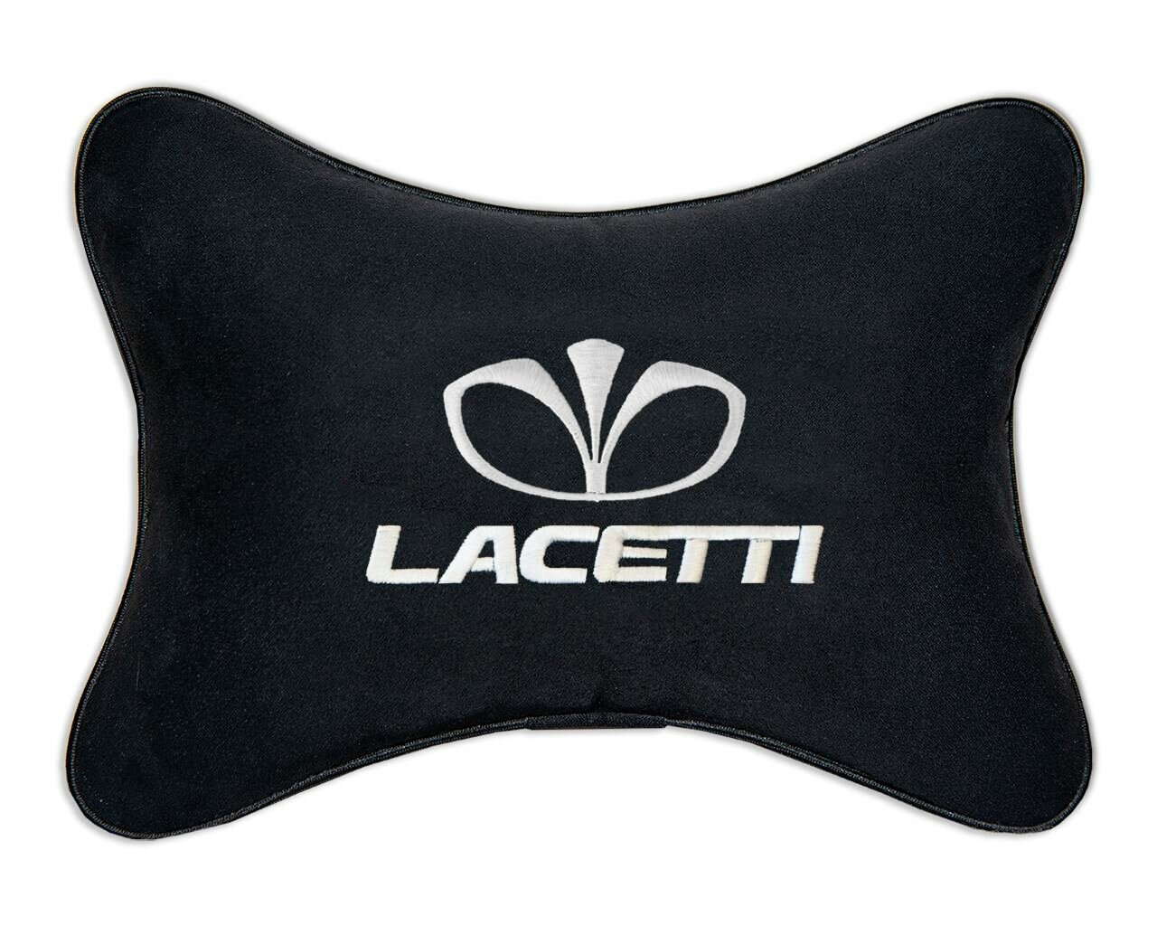 Подушка на подголовник черная алькантара DAEWOO Lacetti