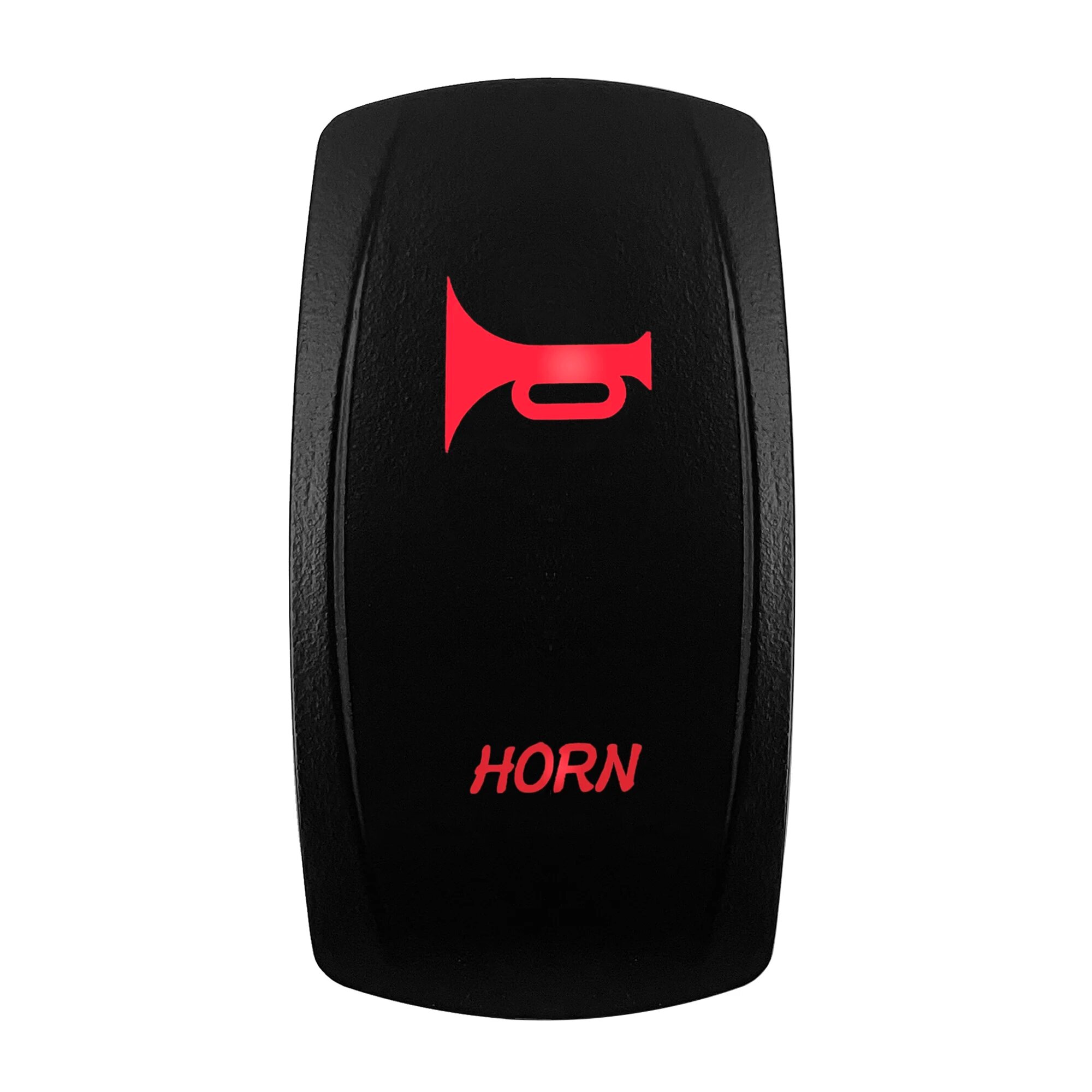 Переключатель Horn-(ON) OFF, 12V/24V, черный