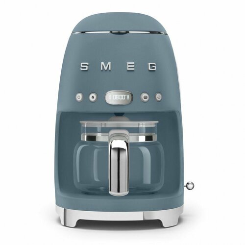 Капельная кофеварка Smeg DCF02SBMEU на 10 чашек, 1050 Вт, синяя — купить, цена, характеристики
