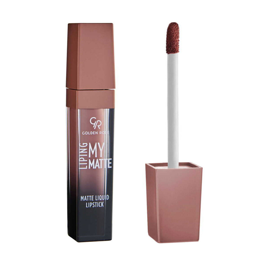 Помада для губ, серии LIPING MY MATTE Matte Liquid Lipstick , торговая марка "Golden Rose" , тон 04