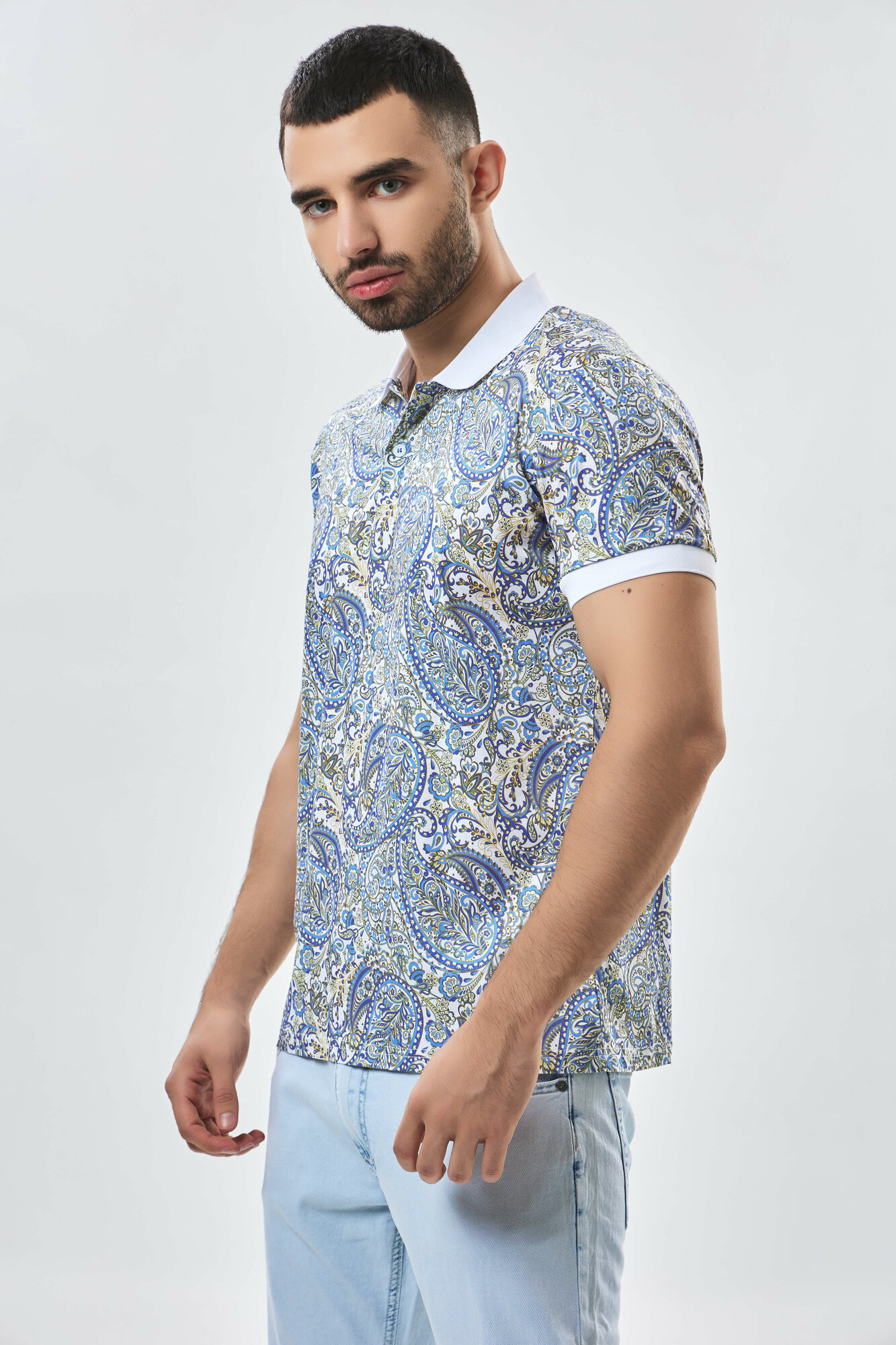 Поло спортивное TERRA PRO, размер M, navy — фото 1