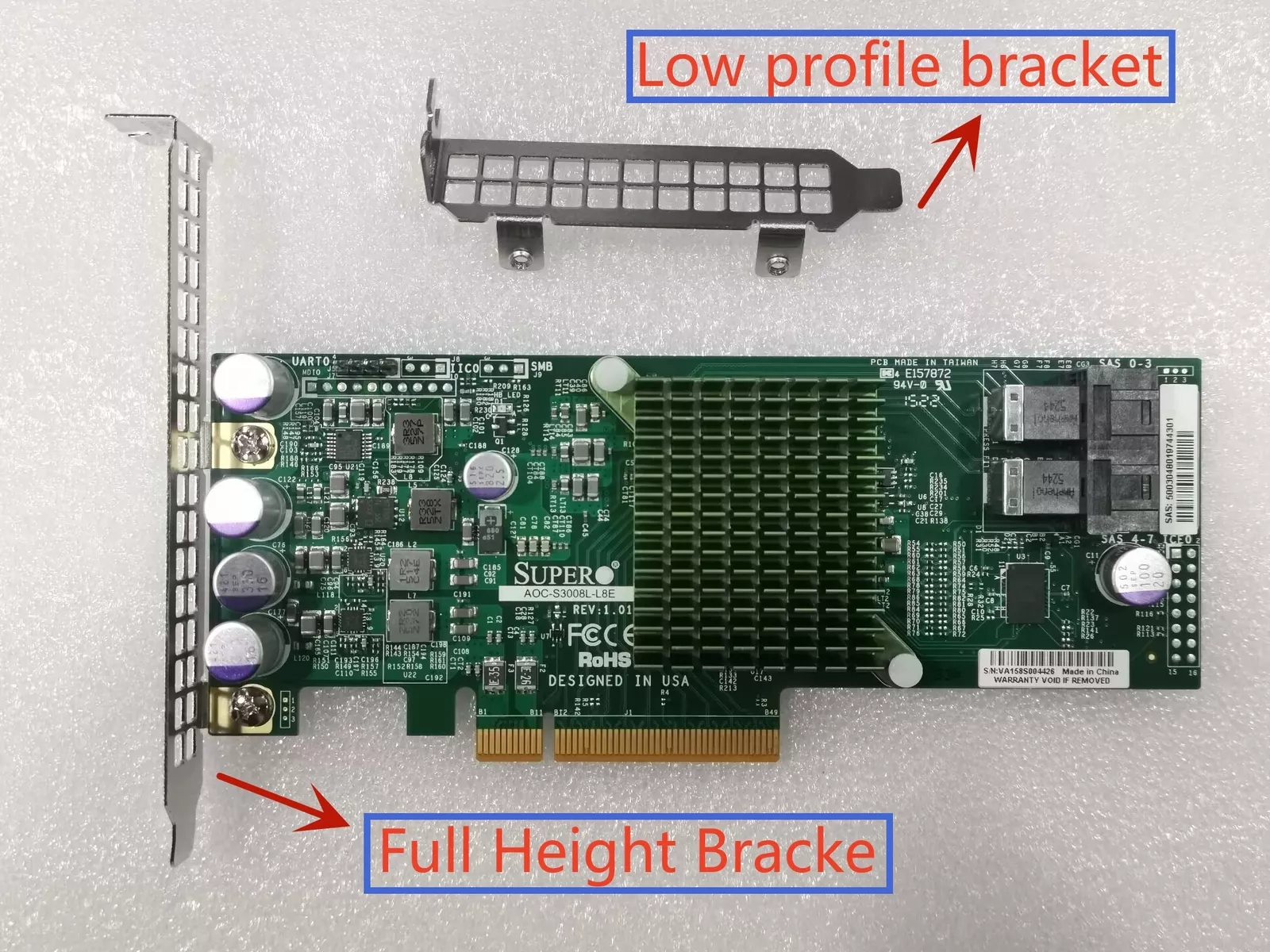 Supermicro 9300-8i 12Gbps SAS SATA HBA IT mode ZFS FreeNAS unRAID